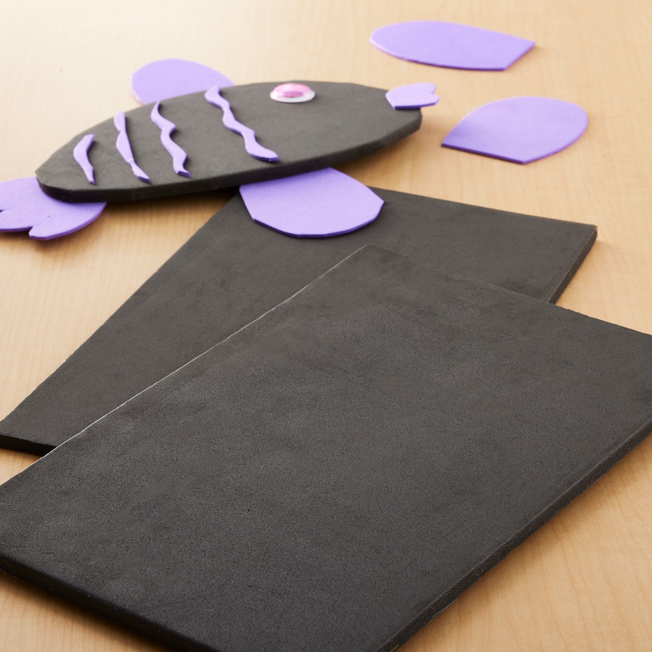 24 Pack: 12" x 18" Black Thick Foam Sheet by Creatology™